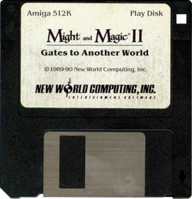 Might and Magic II - Disc (North America) - 618x640