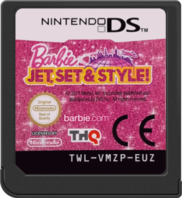 Barbie: Jet, Set & Style! - Cart - Front (Europe) - 517x564