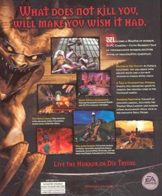 Clive Barker's Undying - Box - Back (North America) - 662x800