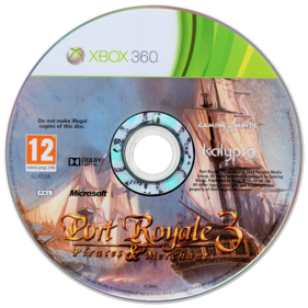 Port Royale 3: Pirates & Merchants - Disc (Europe) - 900x900