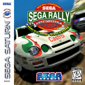 Sega Rally Championship Plus: Netlink Edition - Box - Front - Reconstructed (North America) - 2000x2000