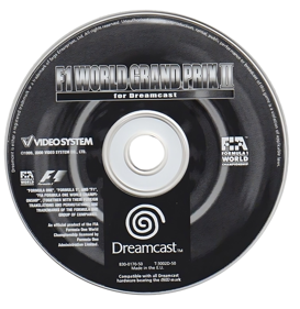 F1 World Grand Prix II - Disc (Europe) - 1000x1028