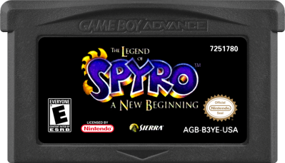The Legend of Spyro: A New Beginning - Cart - Front (North America) - 1000x574