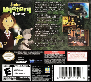 Junior Mystery Quest - Box - Back (North America) - 1133x1026