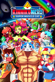 KinnikuNeko: SUPER MUSCLE CAT - Fanart - Box - Front (World) - 1440x2160