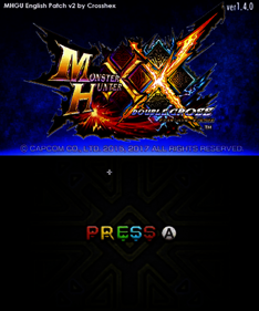 Monster Hunter XX: Double Cross - Screenshot - Game Title (North America) - 1687x2024