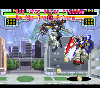 Shin Kidou Senki Gundam W: Gundam Wing: Endless Duel - Screenshot - Gameplay (World) - 256x224