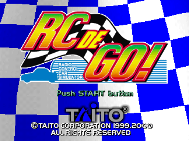 RC de GO! - Screenshot - Game Title (World) - 640x480