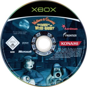 Wallace & Gromit: The Curse of the Were-Rabbit - Disc (Europe) - 761x760