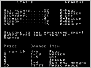 Akalabeth: World of Doom - Screenshot - Gameplay (World) - 256x192