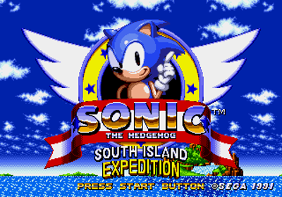 Sonic 1 : South Island Expedition (formerly Sonic 1 Definitive) - Screenshot - Game Title (World) - 320x224