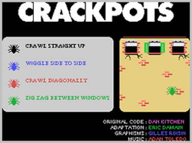 Crackpots - Screenshot - Game Select (World) - 256x192