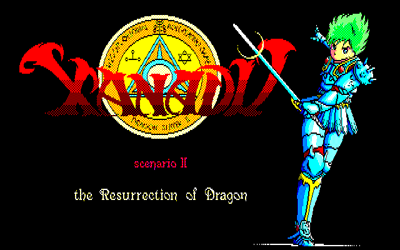 Xanadu: Scenario II - Screenshot - Game Title (Japan) - 640x400