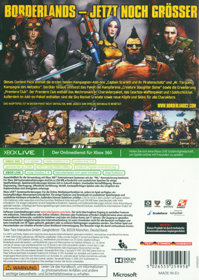 Borderlands 2: Add-On Content Pack - Box - Back (Germany) - 903x1272