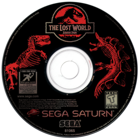 The Lost World: Jurassic Park - Disc (North America) - 1417x1418