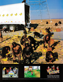 Ape Escape - Advertisement Flyer - Front (United States) - 1677x2200
