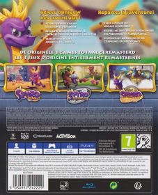Spyro Reignited Trilogy - Box - Back (Europe) - 649x800