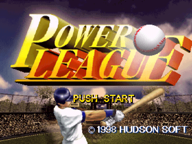 Power League - Screenshot - Game Title (Japan) - 640x480