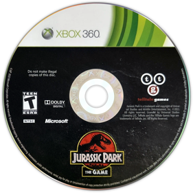 Jurassic Park: The Game - Disc (North America) - 1013x1013