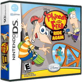 Phineas and Ferb: Ride Again - Box - 3D (North America) - 868x878