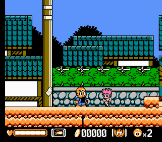 Mitsume Ga Tooru - Screenshot - Gameplay (World) - 256x224