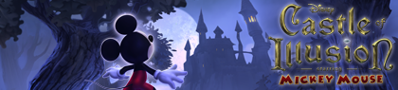 Castle of Illusion Starring Mickey Mouse - Banner (World) - 420x95