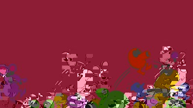 Q*bert's Qubes - Fanart - Background (World) - 1920x1079