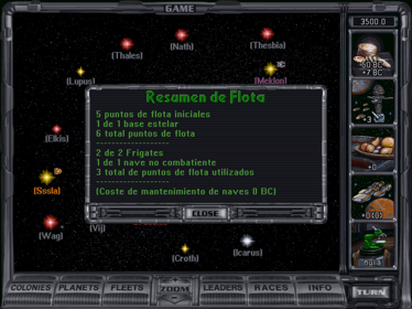 Master of Orion II: Battle at Antares - Screenshot - Gameplay (Spain) - 1920x1440