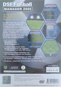 Alex Ferguson's Player Manager 2001 - Box - Back (Germany) - 755x1076