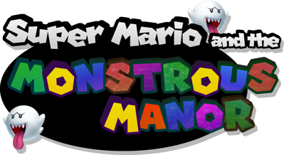 Super Mario and the Monstrous Manor - Clear Logo (World) - 1868x1020
