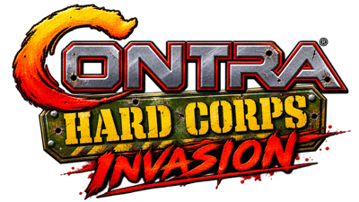 Contra: Hard Corps INVASION - Clear Logo (Canada) - 1672x941