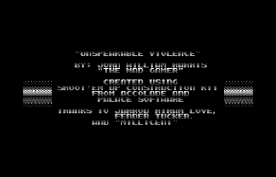 Unspeakable Violence - Screenshot - Game Title (North America) - 384x247