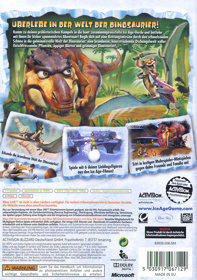 Ice Age: Dawn of the Dinosaurs - Box - Back (Germany) - 600x852