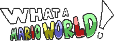 What a Mario World! - Clear Logo (World) - 2210x790
