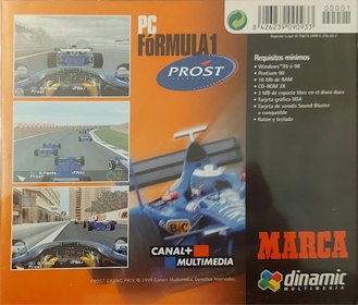 Prost Grand Prix 1998 - Box - Back (Spain) - 595x507