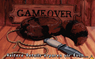 Der Schatz im Silbersee - Screenshot - Game Over (Germany) - 320x200
