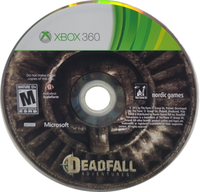 Deadfall Adventures - Disc (North America) - 940x902