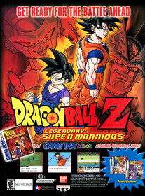 Dragon Ball Z: Legendary Super Warriors - Advertisement Flyer - Front (United States) - 1624x2200