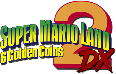 Super Mario Land 2: 6 Golden Coins DX - Clear Logo (World) - 750x475