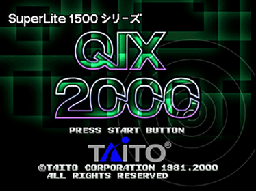 Qix 2000 - Screenshot - Game Title (Japan) - 640x480