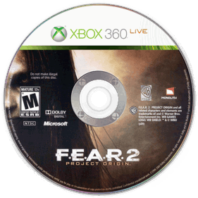 F.E.A.R. 2: Project Origin - Disc (North America) - 1440x1440