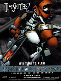 TimeSplitters 2 - Advertisement Flyer - Front (United Kingdom) - 2410x3200
