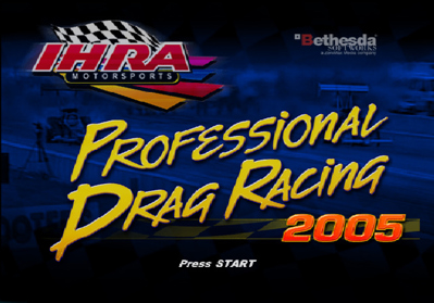 IHRA Professional Drag Racing 2005 - Screenshot - Game Title (North America) - 640x447