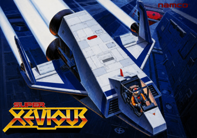 Super Xevious - Advertisement Flyer - Front (Japan) - 1498x1050