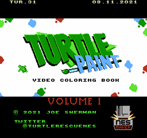 Turtle Paint: Volume 1 - Screenshot - Game Title (World) - 256x240
