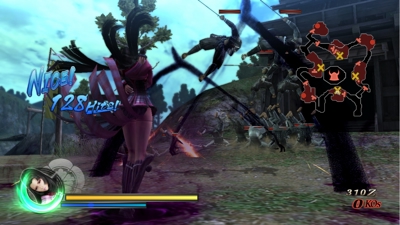 Sengoku Basara: Samurai Heroes - Screenshot - Gameplay (World) - 1280x720