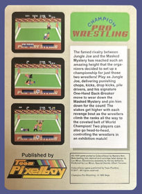 Champion Pro Wrestling - Box - Back (World) - 497x680