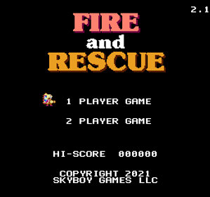 Fire and Rescue - Screenshot - Game Title (United States) - 256x240