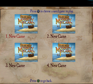 Escape from Monkey Island - Screenshot - Game Select (World) - 640x576