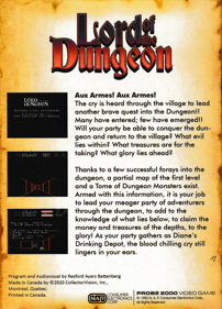 Lord of the Dungeon - Box - Back (North America) - 1617x2248